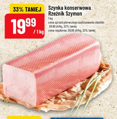 Szynka konserwowa Rzeźnik Szymon promocja w POLOmarket