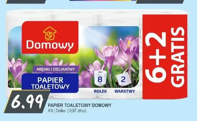 Papier toaletowy Domowy promocja w Słoneczko