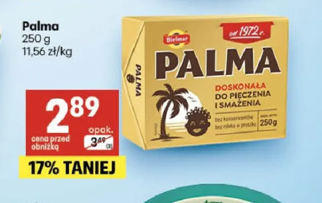 Margaryna Palma Bielmar promocja w Delikatesy Centrum