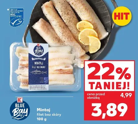 Mintaj filet bez skóry promocja w Kaufland