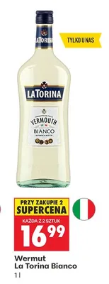 Wermut La Torina Bianco promocja w Biedronka