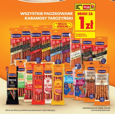 Kabanosy Exclusive drobniowe promocja w Biedronka