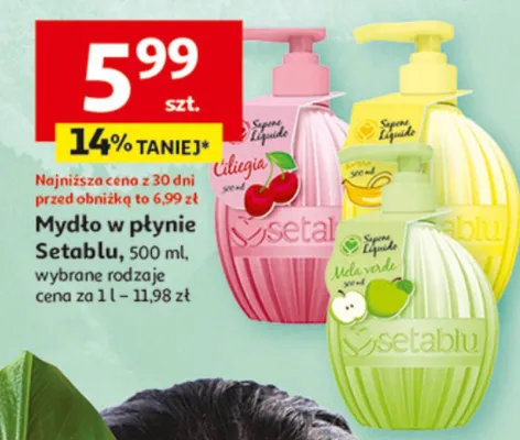 Mydło w płynie Setablu promocja w Auchan