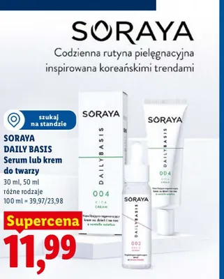 Krem do twarzy Soraya Daily Basis promocja w Lidl