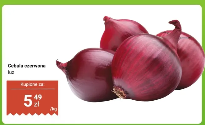 Cebula czerwona luz promocja w Dino