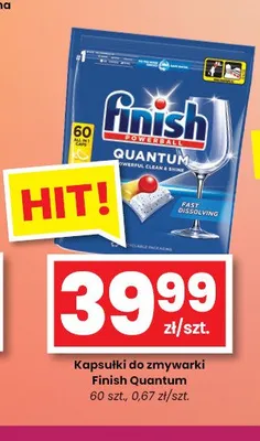 Kapsułki do zmywarki Finish Quantum promocja w emma MARKET
