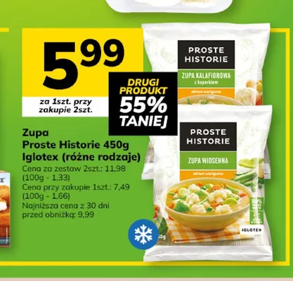 Zupa Kalafiorowa z koperkiem Proste Historie Iglotex promocja w Hitpol