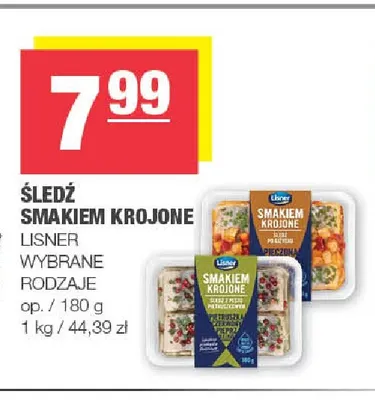 Śledź Smakiem Krojone Lisner promocja w SPAR