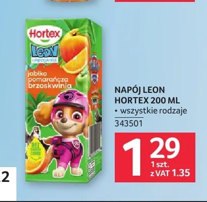 Napój Leon Hortex promocja w Selgros
