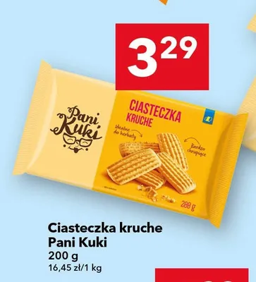 Ciasteczka kruche Pani Kuki promocja w LEWIATAN