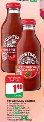 Sok warzywny promocja w Dino