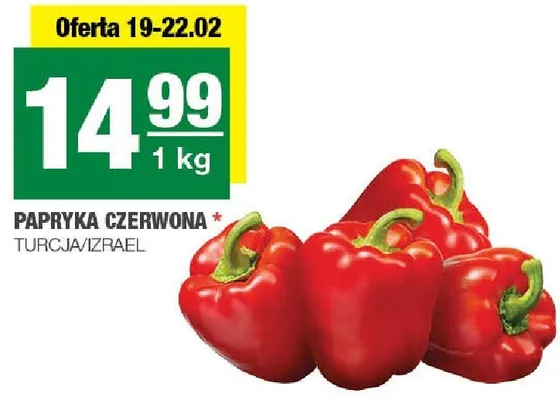 Papryka czerwona promocja w SPAR