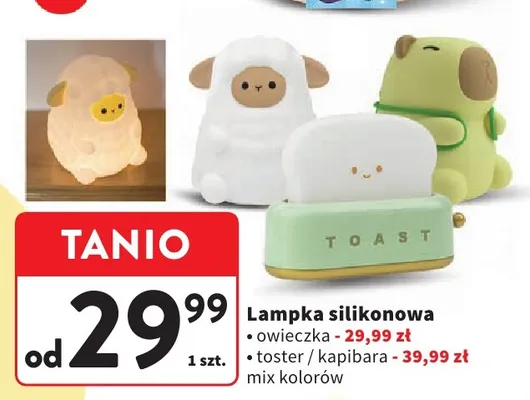 Lampka silikonowa kapibara promocja w Intermarche