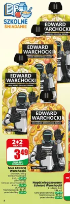 Mus jabłko-brzoskwinia-banan Edward Warchocki promocja w Dino