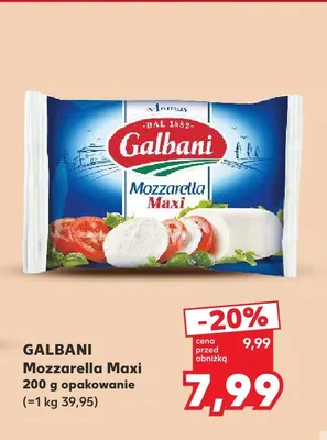 Ser mozzarella Maxi Galbani promocja w Kaufland