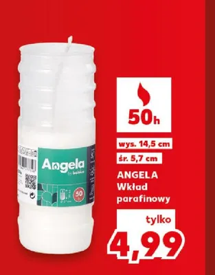 Wkład parafinowy Angela promocja w Kaufland