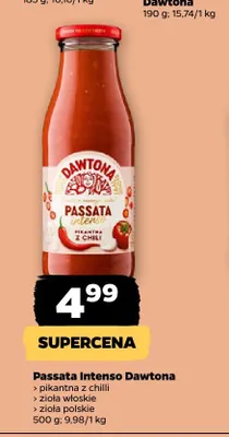 Passata Intenso zioła włoskie Dawtona promocja w Netto