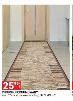 Chodnik podgumowany szer. 67 cm promocja w Merkury Market