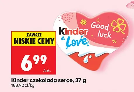 Czekolada serce promocja w Biedronka