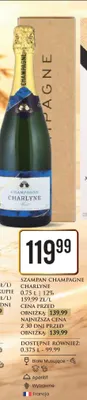Szampan Champagne Charlyne promocja w Dino