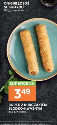 Borek z kurczakiem słodko-kwaśnym promocja w Stokrotka