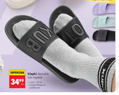 Klapki damskie Kubota promocja w Biedronka