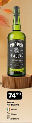 Whiskey Proper No. Twelve promocja w Netto