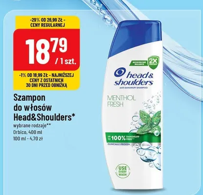 Szampon do włosów promocja w POLOmarket