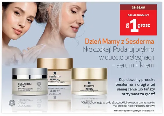 Krem Ferulac antioxidant facial cream Sesderma promocja w Super-Pharm