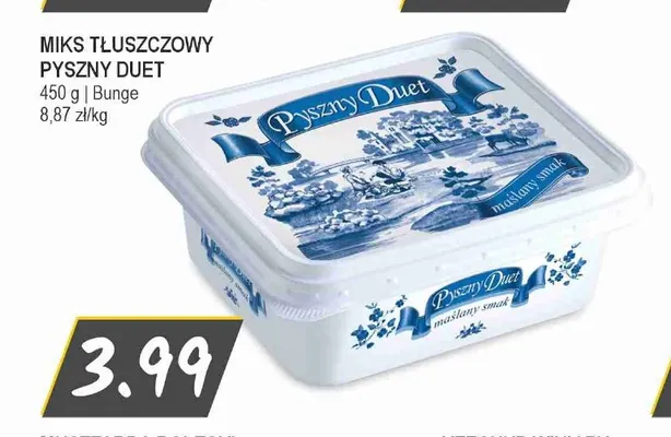Miks tłuszczowy Pyszny Duet promocja w Słoneczko