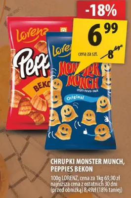 Chrupki Monster Munch Lorenz promocja w Arhelan