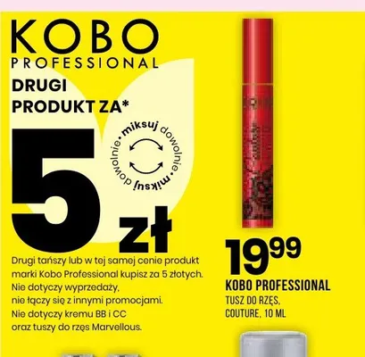 Tusz do rzęs Couture Kobo Professional promocja w Drogerie Natura