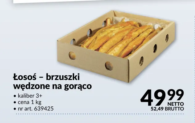Łosoś – brzuszki wędzone na gorąco promocja w Makro