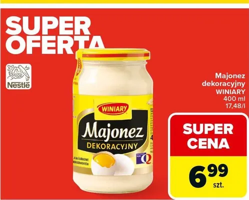 Majonez dekoracyjny promocja w Carrefour
