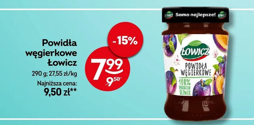 Powidła węgierkowe promocja w Żabka