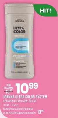 Szampon do włosów Joanna Ultra Color System promocja w Drogerie Natura