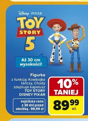 Figurka z funkcją Kowbojka tańczy Toy Story Disney Pixar promocja w Carrefour