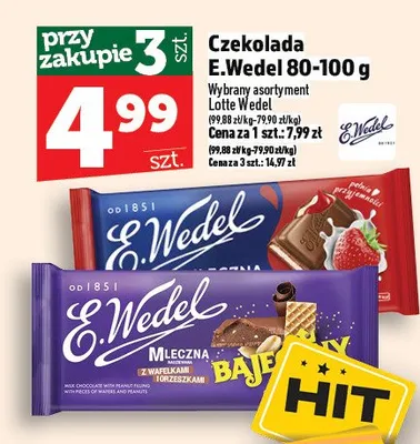 Czekolada promocja w TOPAZ