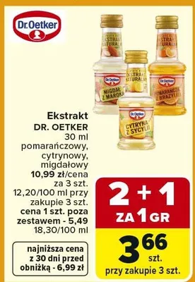 Ekstrakt pomarańczowy promocja w Carrefour Market