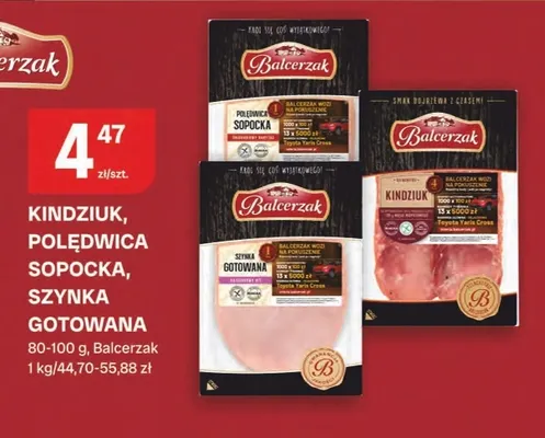 Szynka gotowana Balcerzak promocja w Chorten