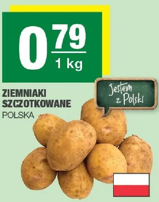 Ziemniaki szczotkowane polska promocja w SPAR