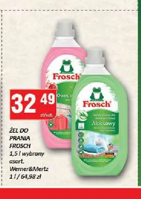 Żel do prania Frosch aloesowy promocja w Chorten