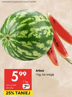 Arbuz promocja w Delikatesy Centrum