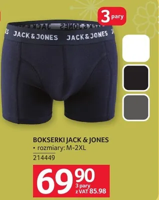 Bokserki Jack & Jones promocja w Selgros