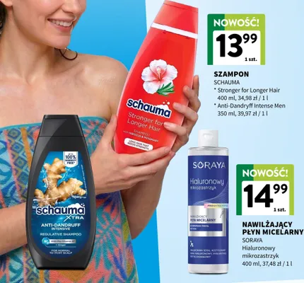 Nawilżający płyn micelarny Hialuronowy mikrozastrzyk promocja w Intermarche