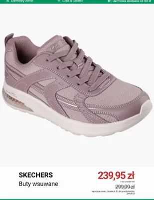 Buty wsuwane Skechers promocja w Deichmann