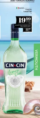 Wermut Cin&Cin Lemon Cini promocja w POLOmarket