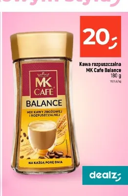 Kawa rozpuszczalna MK Cafe Balance promocja w Dealz