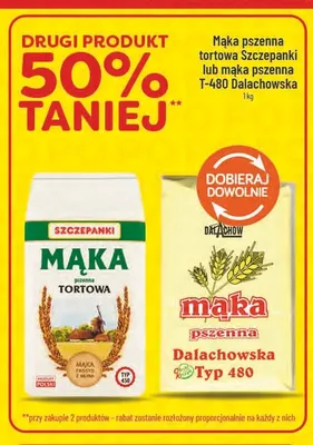 Mąka pszenna T-480 Dalachowska promocja w POLOmarket