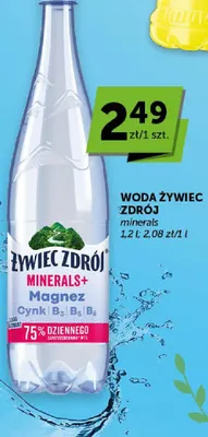 Woda Żywiec Zdrój minerals promocja w Groszek